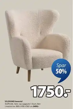 JYSK VILDSUND lenestol tilbud