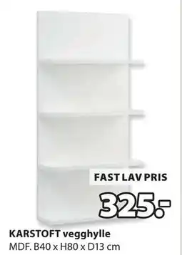 JYSK KARSTOFT vegghylle tilbud