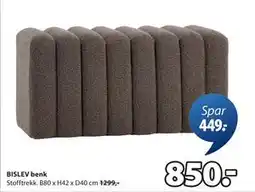 JYSK BISLEV benk tilbud