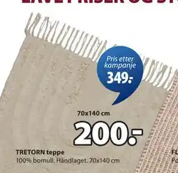 JYSK TRETORN teppe tilbud