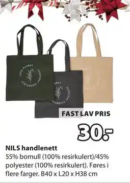 JYSK NILS handlenett tilbud