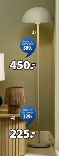 JYSK KENT gulvlampe tilbud