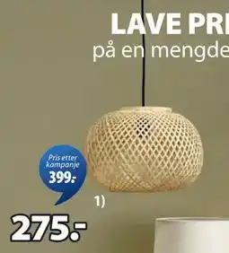 JYSK SIGVARD pendellampe tilbud