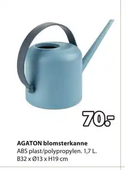 JYSK AGATON blomsterkanne tilbud