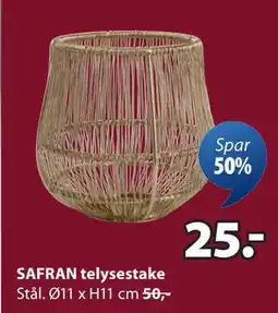 JYSK SAFRAN telysestake tilbud