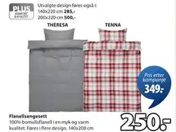 JYSK Flanellsengesett tilbud
