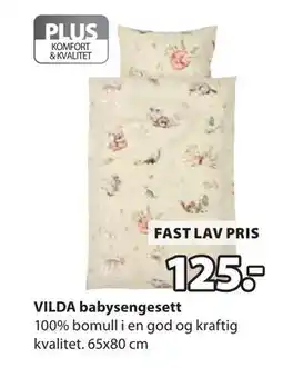 JYSK VILDA babysengesett tilbud