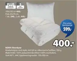JYSK NONA fiberdyne tilbud