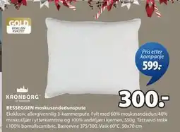 JYSK BESSEGGEN moskusandedunspute tilbud