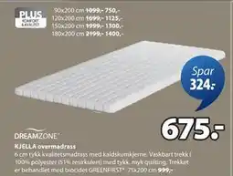 JYSK KJELLA overmadrass tilbud