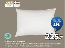 JYSK ROYAL NORDIC fiberpute tilbud