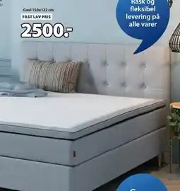 JYSK Gavl 150x122 cm tilbud