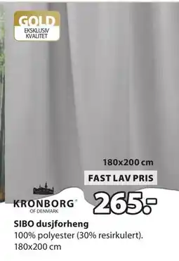 JYSK SIBO dusjforheng tilbud