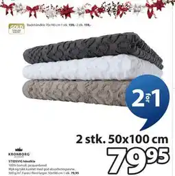 JYSK STIDSVIG håndkle tilbud