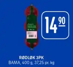Rema 1000 RØDLØK 3PK tilbud