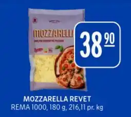 Rema 1000 MOZZARELLA REVET tilbud