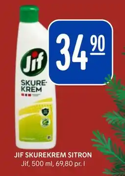 Rema 1000 JIF SKUREKREM SITRON tilbud