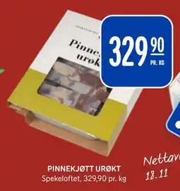 Rema 1000 PINNEKJØTT URØKT tilbud