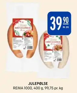 Rema 1000 JULEPØLSE tilbud