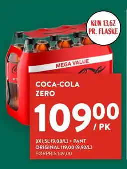 Jacobs COCA-COLA ZERO tilbud