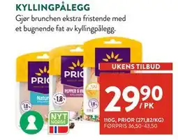 Jacobs KYLLINGPÅLEGG tilbud