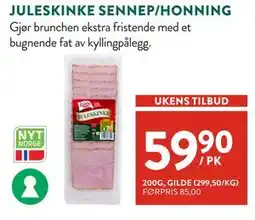 Jacobs JULESKINKE SENNEP/HONNING tilbud