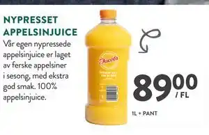 NYPRESSET APPELSINJUICE