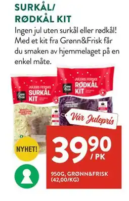 Jacobs SURKÅL/ RØDKÅL KIT tilbud