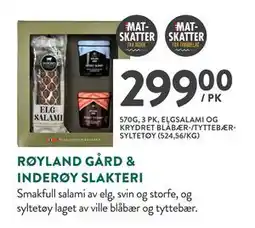 Jacobs RØYLAND GÅRD & INDERØY SLAKTERI tilbud