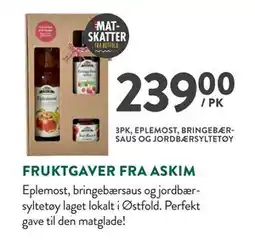 Jacobs FRUKTGAVER FRA ASKIM tilbud