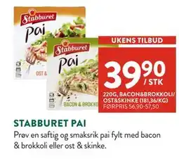 Jacobs STABBURET PAI tilbud