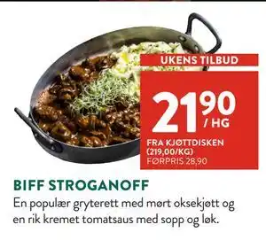 Jacobs BIFF STROGANOFF tilbud
