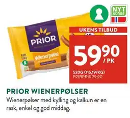 Jacobs PRIOR WIENERPØLSER tilbud