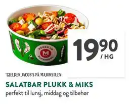 Jacobs SALATBAR PLUKK & MIKS tilbud
