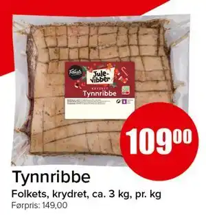 Spar Tynnribbe tilbud
