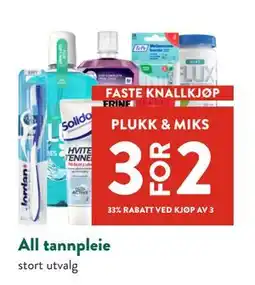 Jacobs All tannpleie tilbud