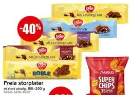 Spar Freia storplater tilbud