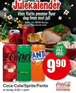 Spar Coca-Cola/Sprite/Fanta tilbud