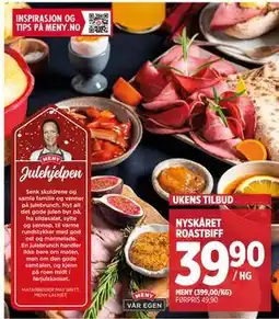 Meny NYSKÅRET ROASTBIFF tilbud
