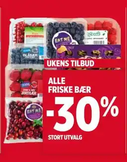 Meny ALLE FRISKE BÆR tilbud