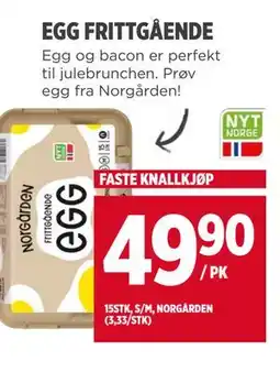 Meny EGG FRITTGÅENDE tilbud