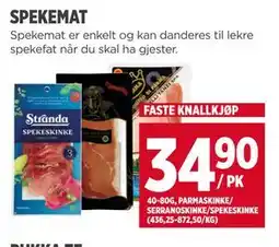 Meny SPEKEMAT tilbud