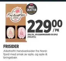Meny FRISIDER tilbud