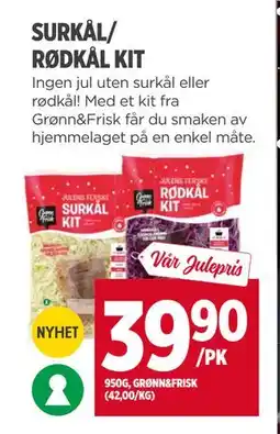 Meny SURKÅL/ RØDKÅL KIT tilbud