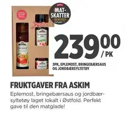Meny FRUKTGAVER FRA ASKIM tilbud