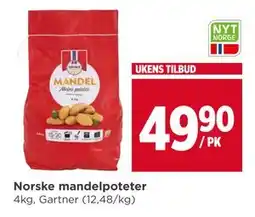 Meny Norske mandelpoteter tilbud