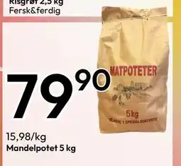Gigaboks Mandelpotet 5 kg tilbud