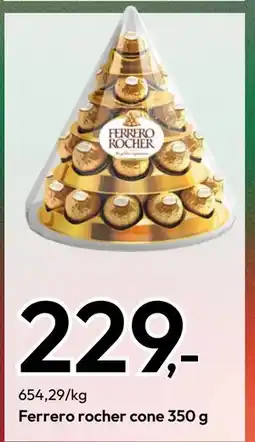 Gigaboks Ferrero rocher cone 350 g tilbud