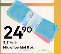 Gigaboks Mikrofiberklut 8 pk tilbud