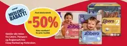 Matkroken alle bleier fra Libero, Pampers og Änglamark hos Coop Marked og Matkroken tilbud